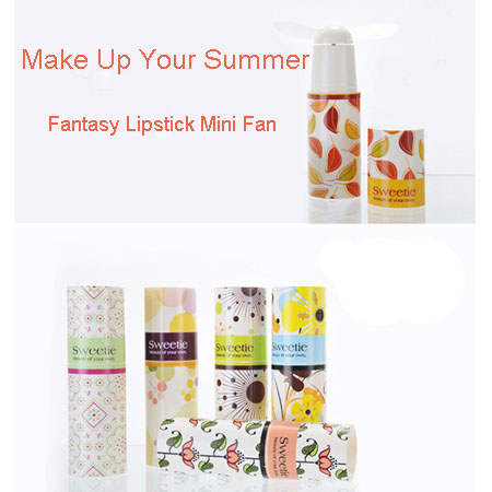 Customization Fantasy Lipstick Mini Fan Corporate Gifts